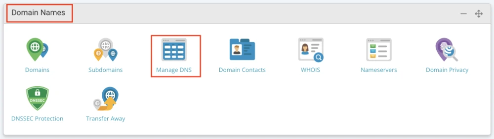 Voit vahvistaa verkkotunnuksesi omistajuuden DNS tietueiden avulla SnartSmartin webhotellissa.